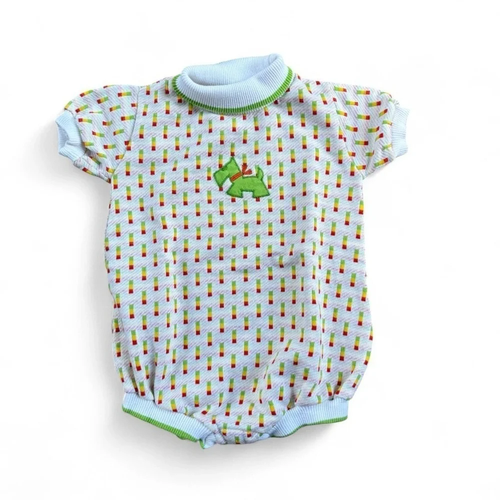 Cute vintage Scotty-dog Baby Onesie